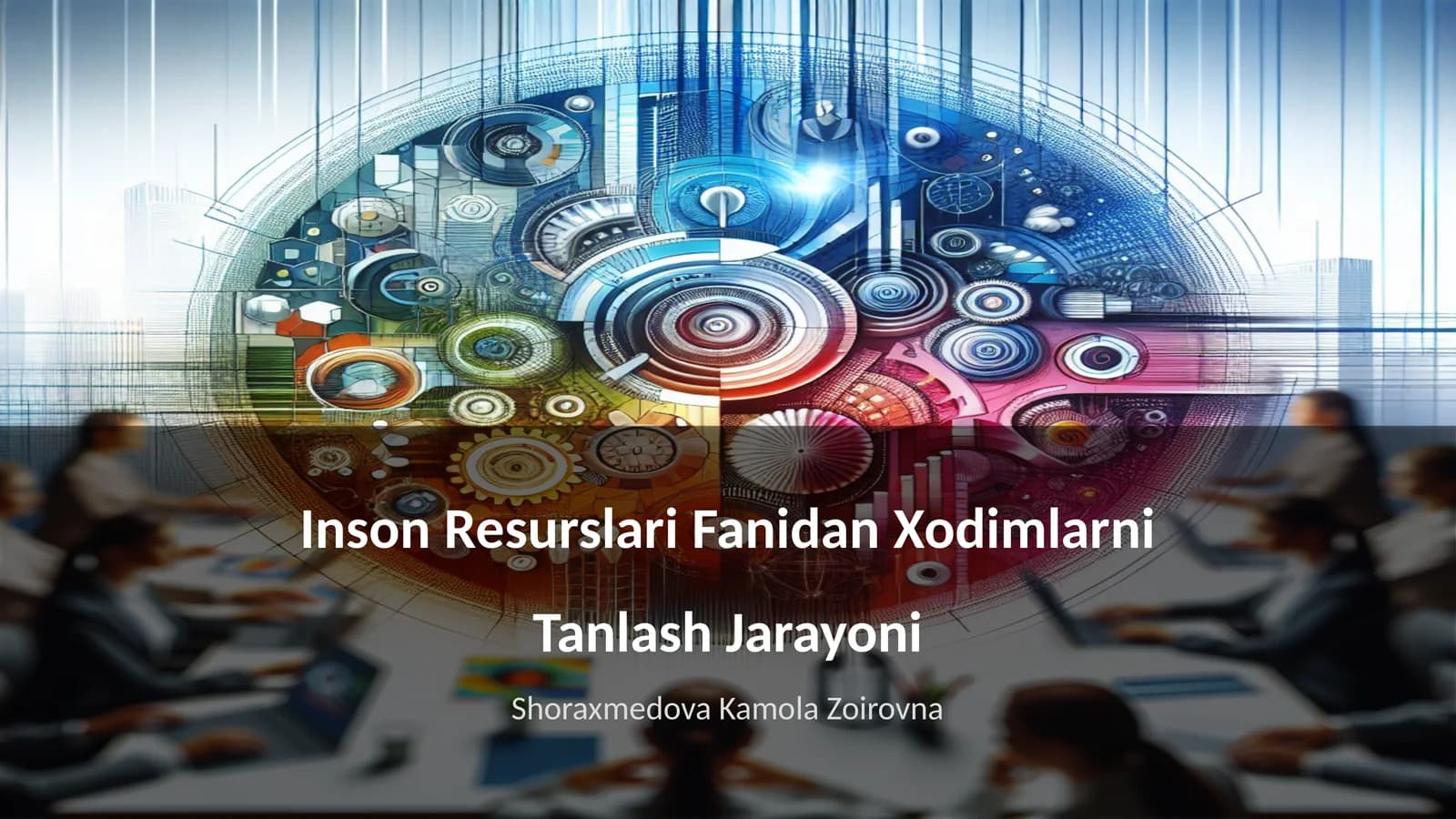 Inson Resurslari Fanidan Xodimlarni Tanlash Jarayoni