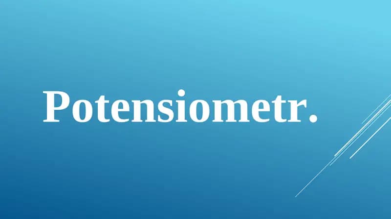 Potensiometr
