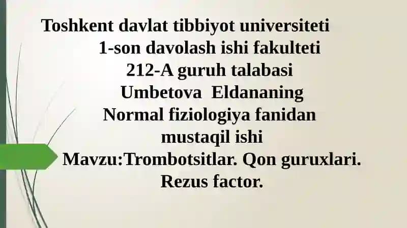 Trombotsitlar