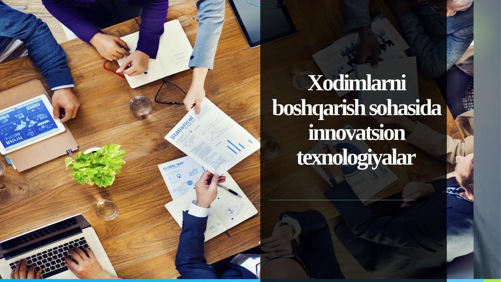Xodimlarni boshqarish sohasida innovatsion texnologiyalar
