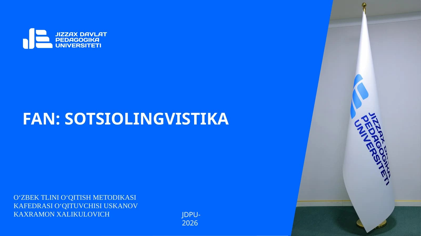 Sotsiolingvistikaning asosiy yo‘nalishlari