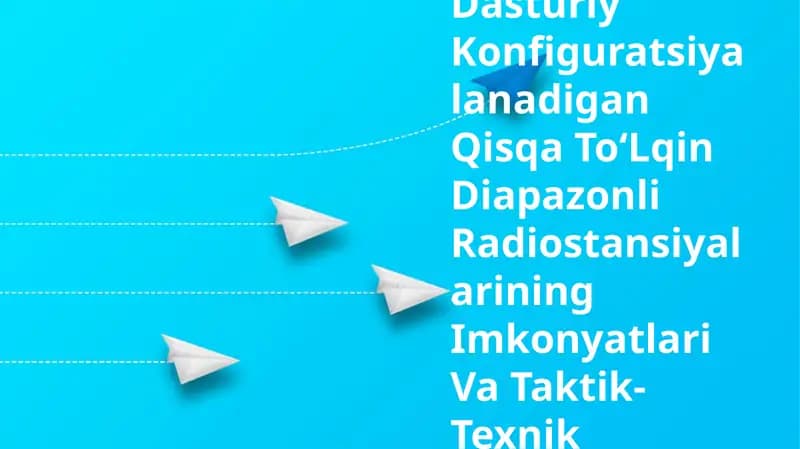 Qisqa To‘Lqin Diapazonli Radiostansiyalar