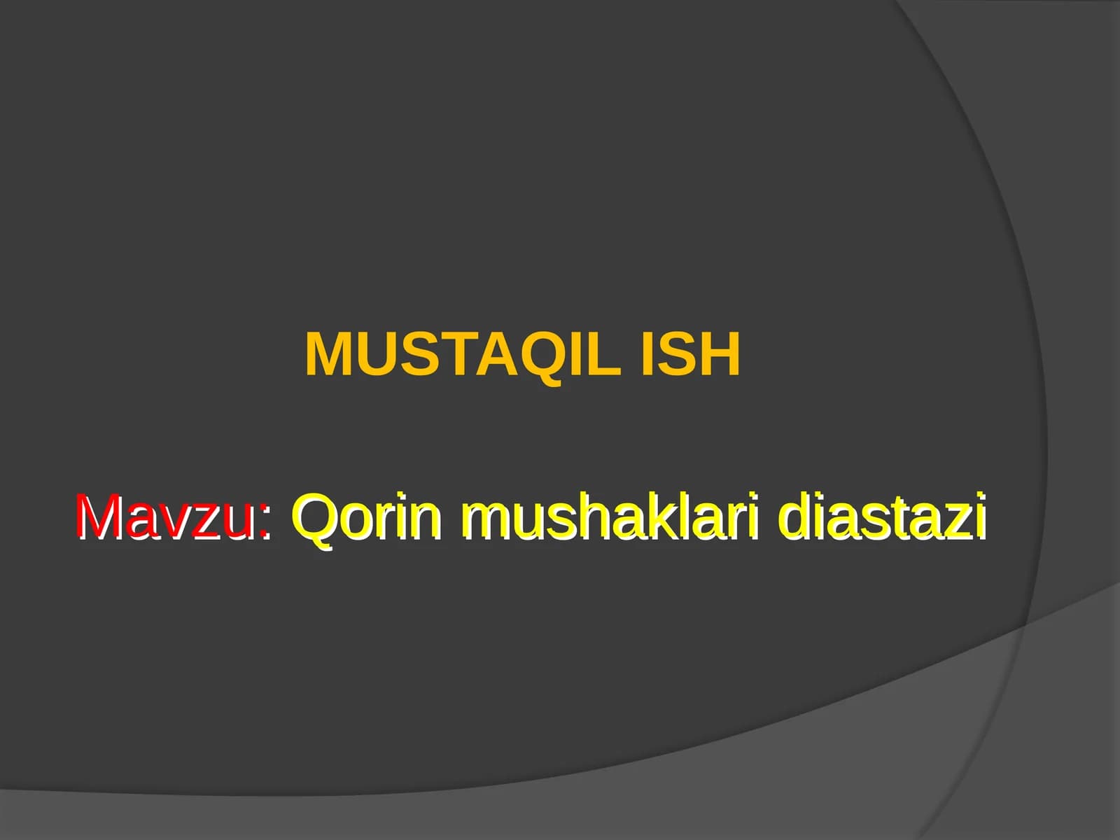Qorin mushaklari diastazi