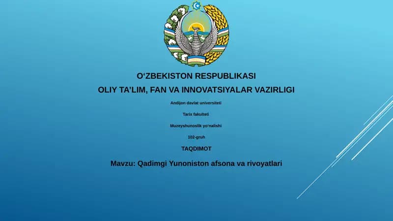 Qadimgi Yunoniston afsonavari voyatlari