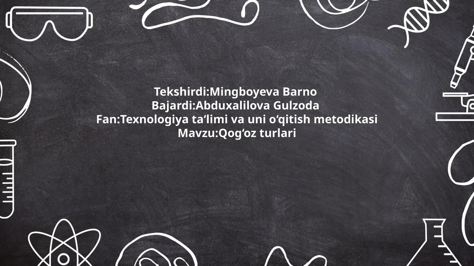 Qog‘oz turlari