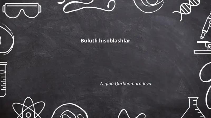 Bulutli hisoblashlar