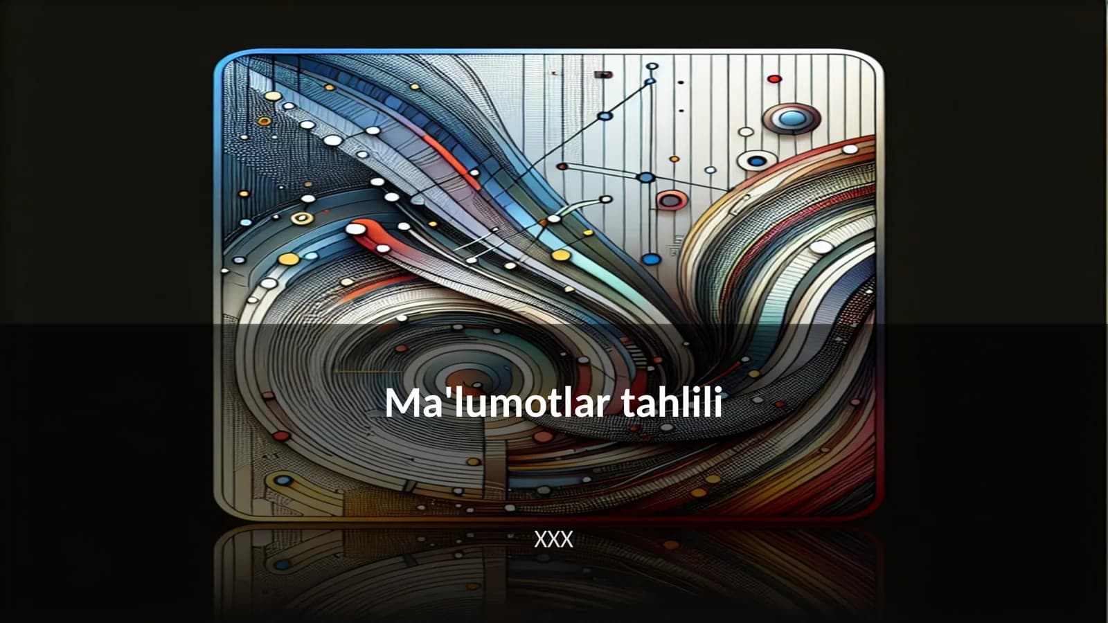 Ma'lumotlar tahlili
