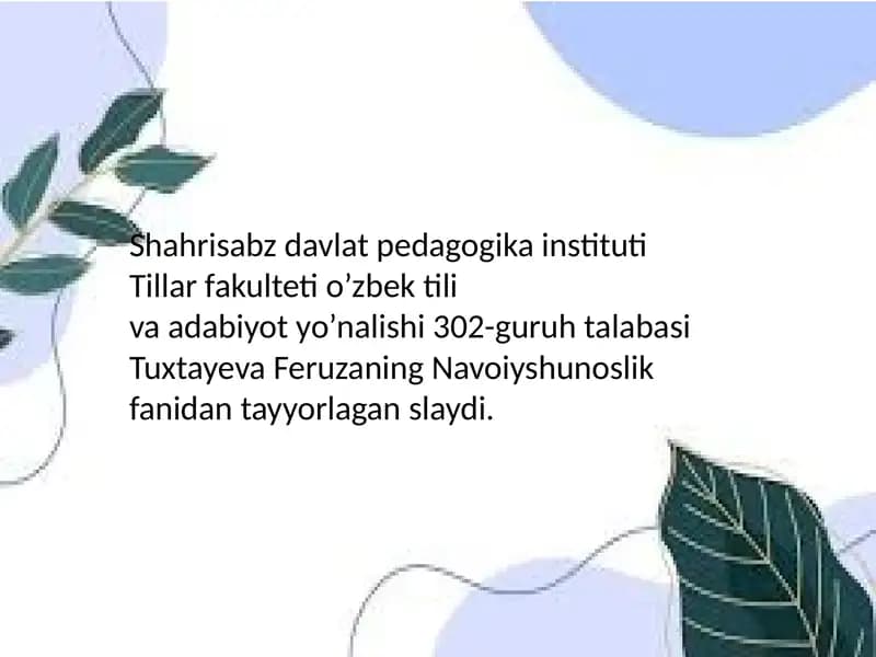 Navoiy qasidalarisharhi