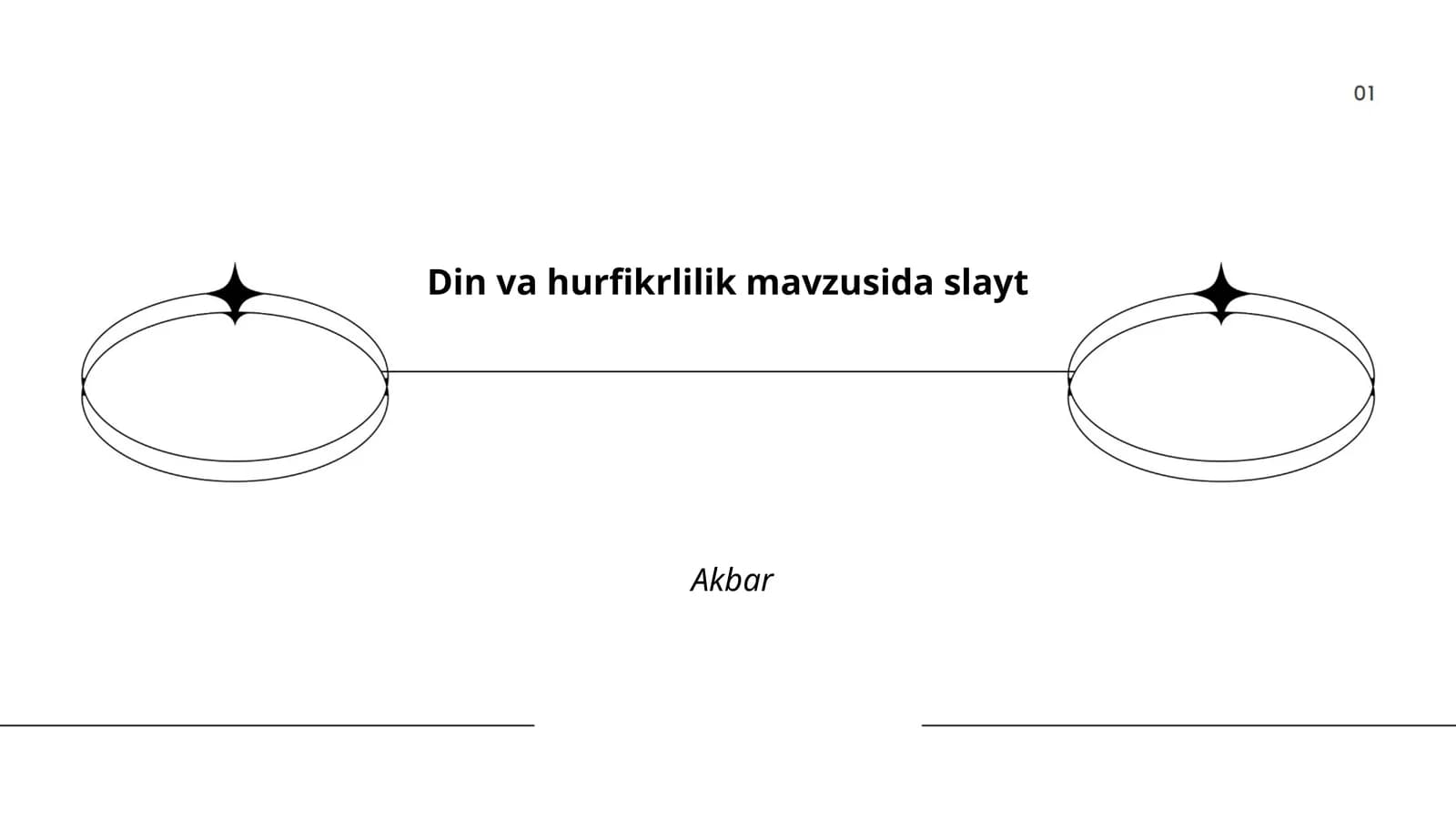Din va hurfikrlilik mavzusida slayt