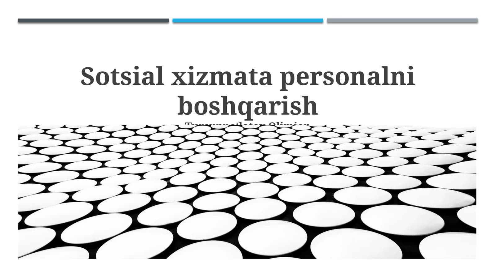 Sotsial xizmata personalni boshqarish