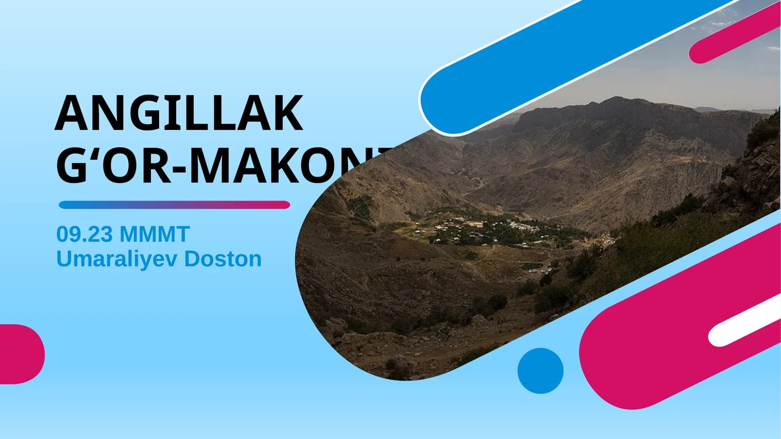 ANGILLAK G‘OR-MAKONI