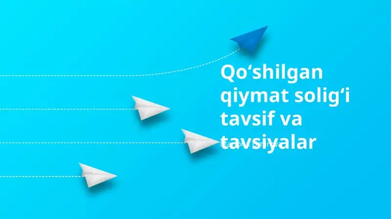 Qo'shilgan Qiymat Solig'ini Optimallashtirish Strategiyalari