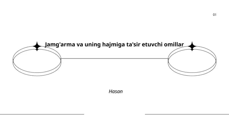 Jamg'arma va uning hajmiga ta'sir etuvchi omillar