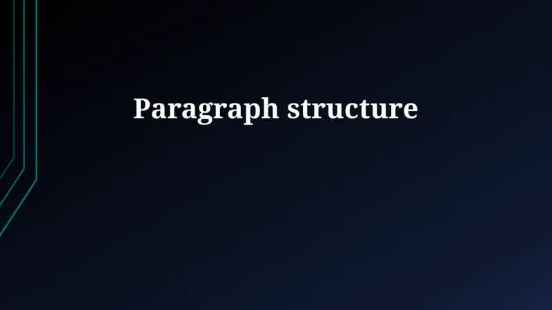 Crafting Effective Paragraphs: The Foundation of Clear Writing