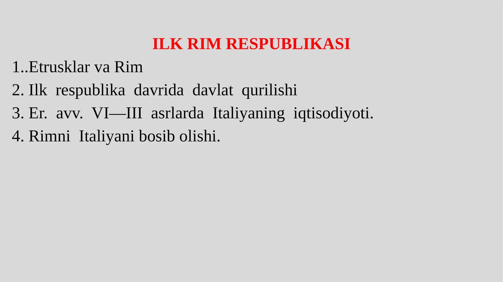 Etrusklar va Rim