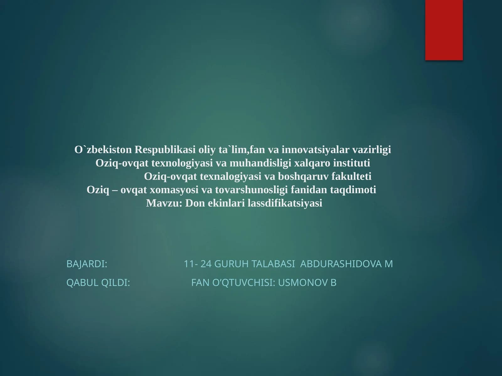 Donekinlar ilassdifikatsiyasi