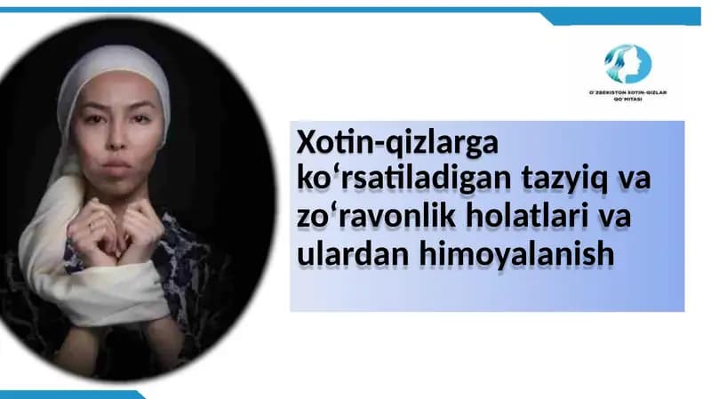 Gendertenglik va barcha xotin-qizlarning huquq va imkoniyatlarini kengaytirish