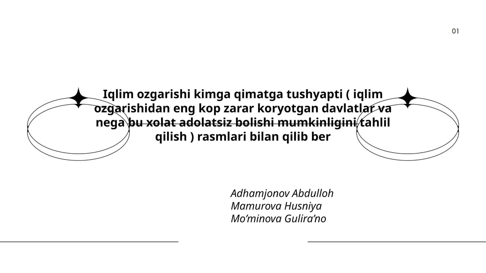 Iqlim ozgarishi kimga qimatga tushyapti