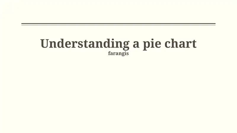 What is a Pie Chart?