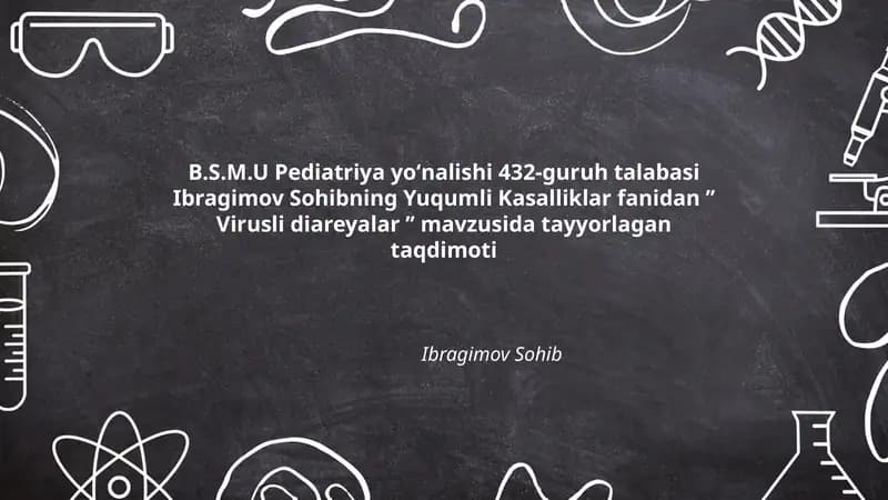 Virusli diareyalar
