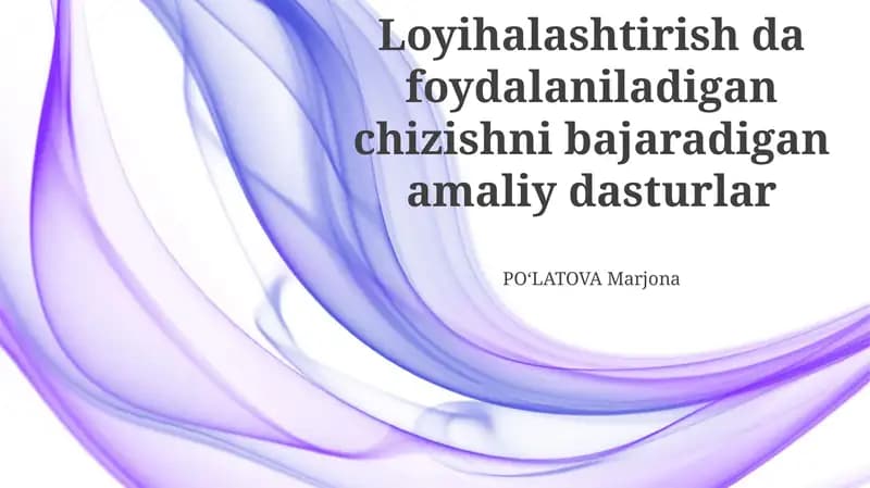 Arxitekturaviy vizualizatsiya dasturlari