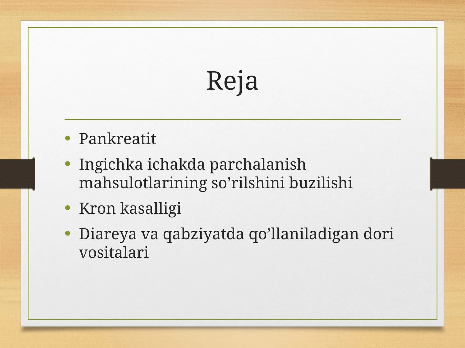 Pankreatit, kron, diareya