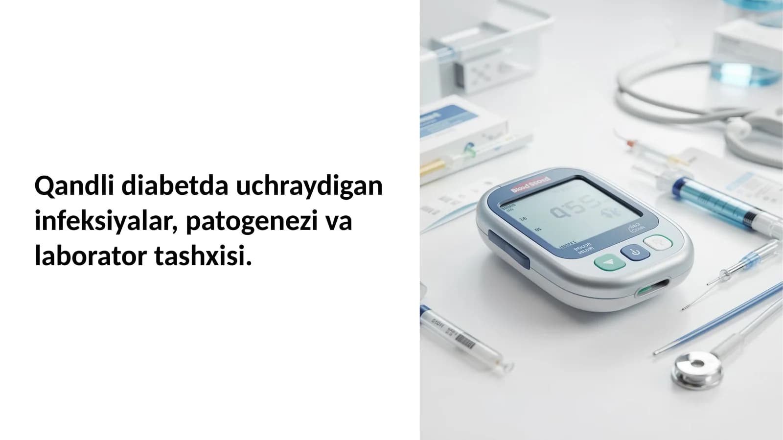 Qandli diabetda uchraydigan infeksiyalar, patogenezi va laborator tashxisi