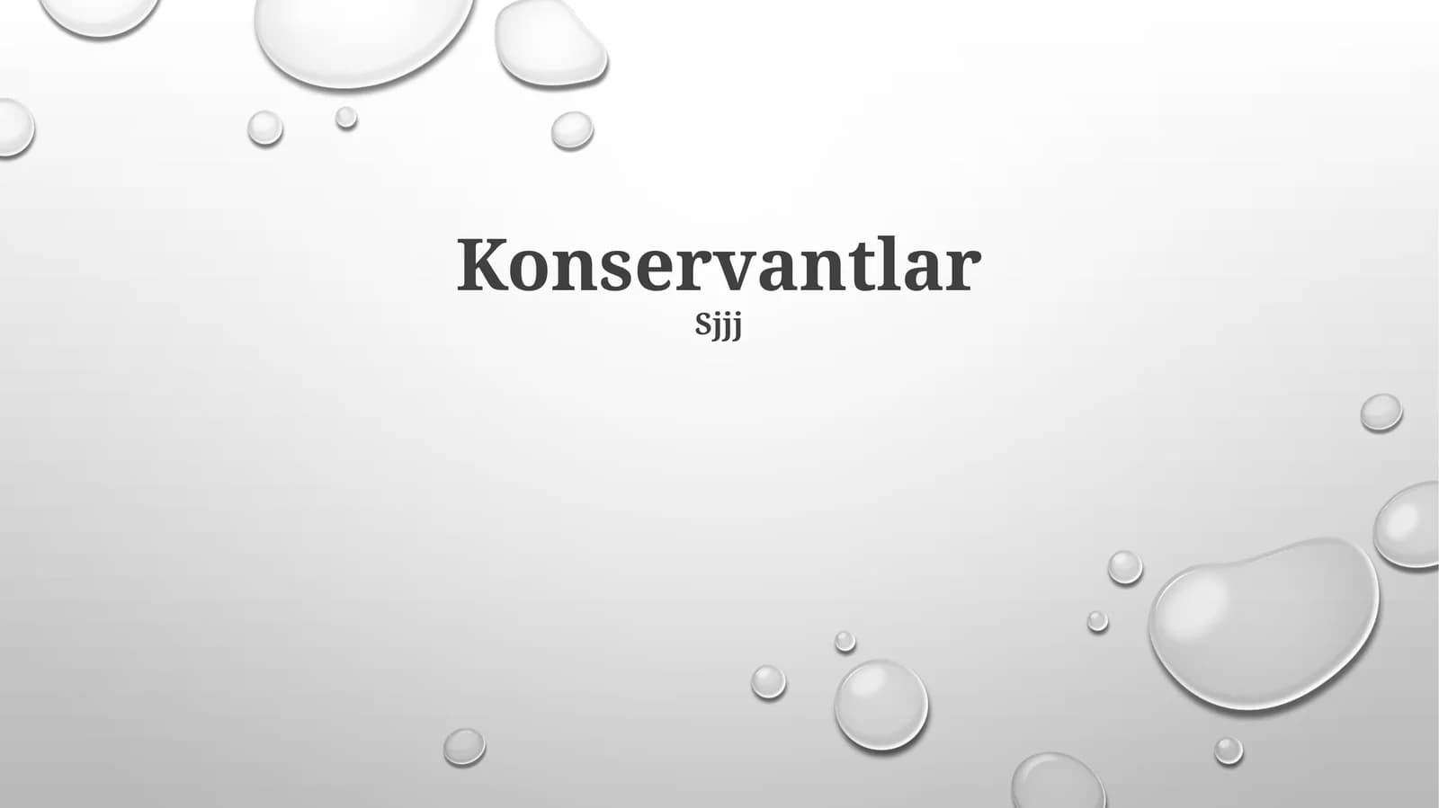 Konservantlar - Ta'rif, Turlari va Ta'sir Mexanizmlari