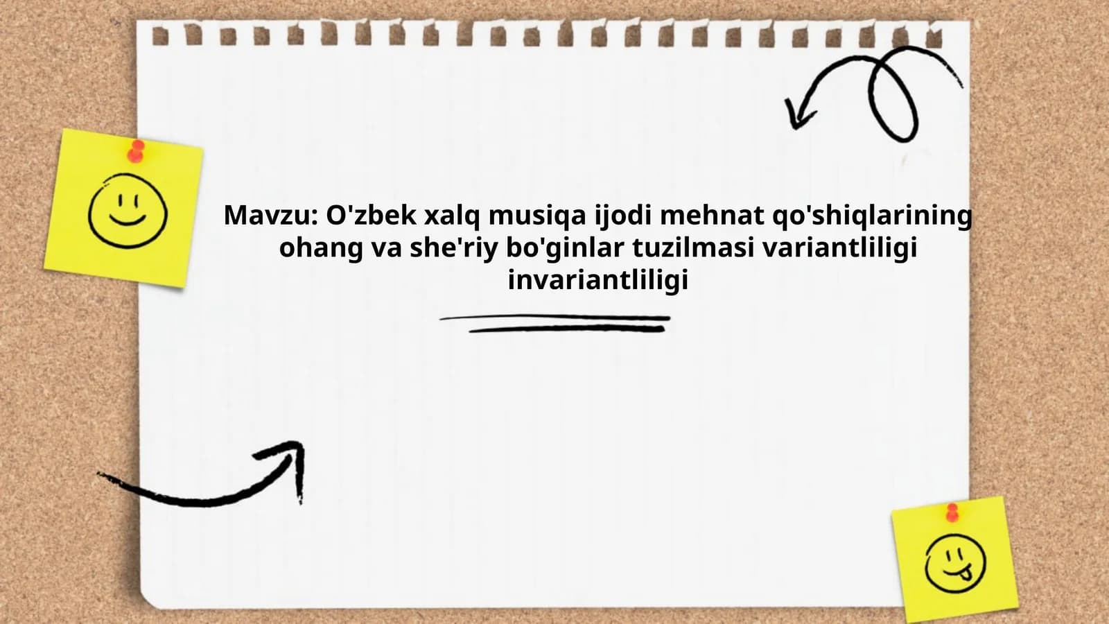 O'zbek xalq musiqa ijodi mehnat qo'shiqlarining ohang va she'riy bo'ginlar tuzilmasi variantliligi invariantliligi
