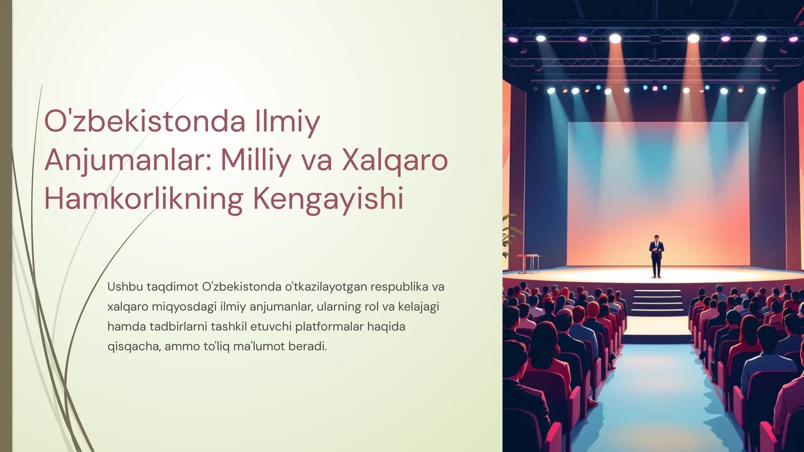 O'zbekistonda Ilmiy Anjumanlar: Milliy va Xalqaro Hamkorlikning Kengayishi