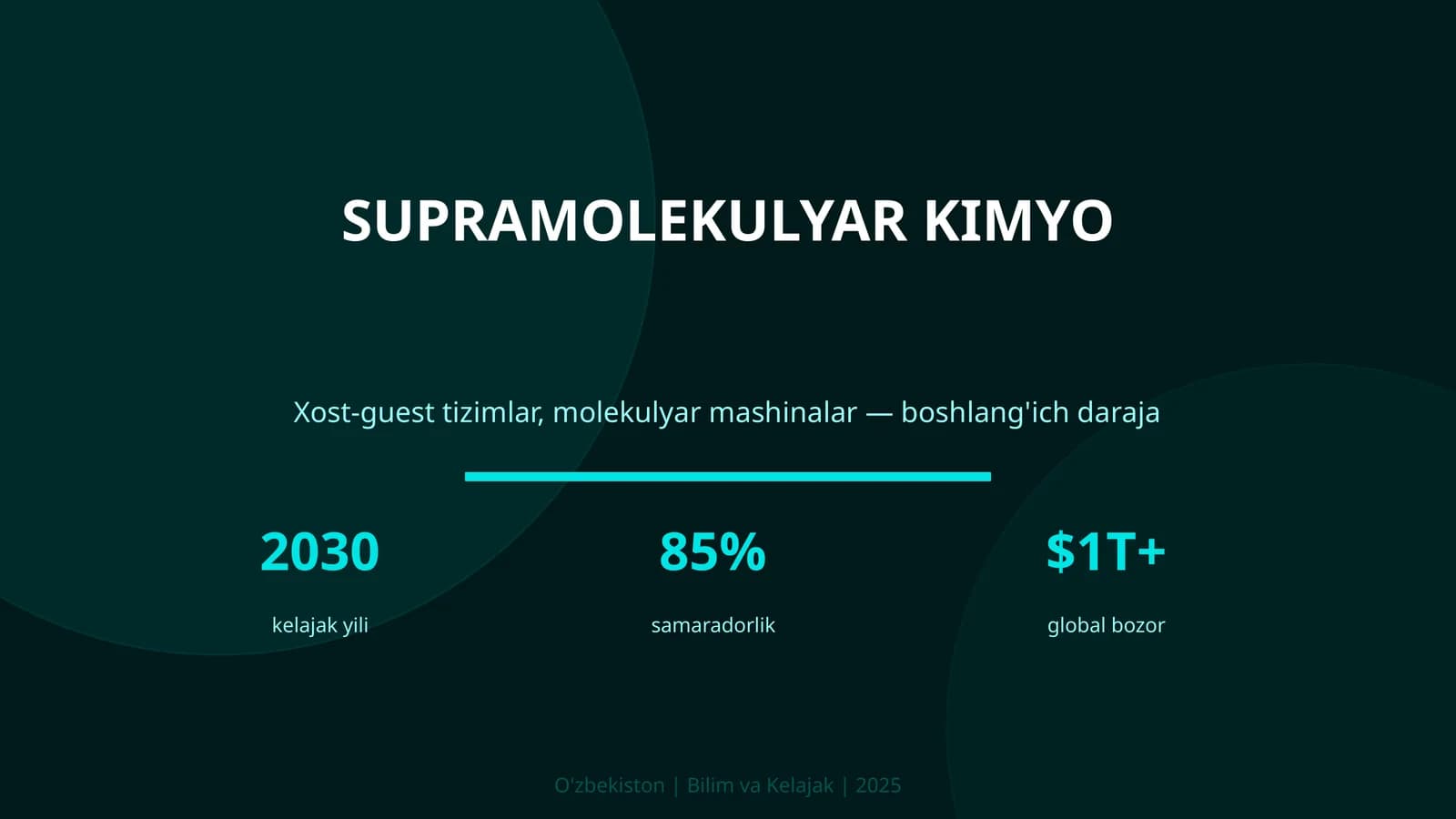 SUPRAMOLEKULYAR KIMYO
