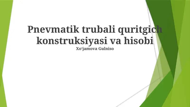 Pnevmatik Naycha Puﬂagich
