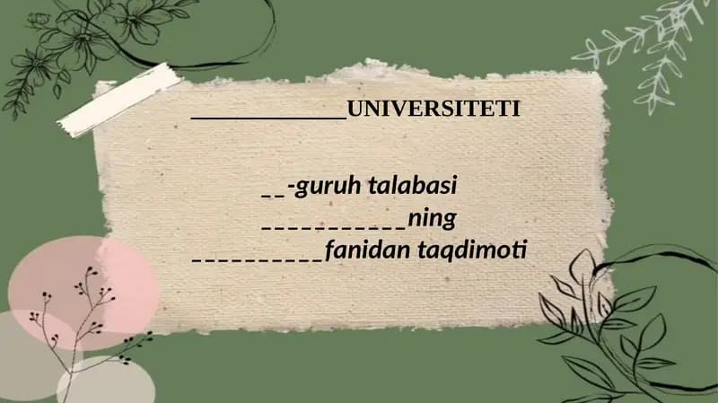 Bolalarning maktabda ta’lim olishga tayyorligini tashxislash usullari