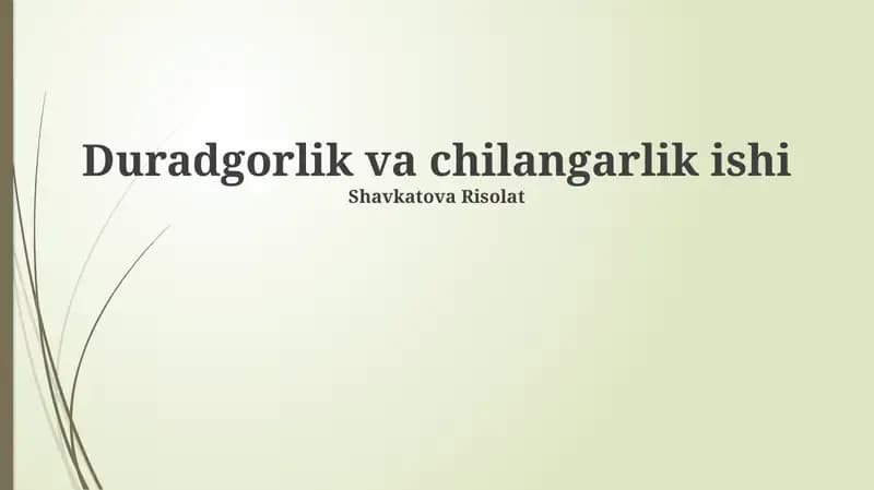 Zargarlik buyumlari va kumush buyumlar