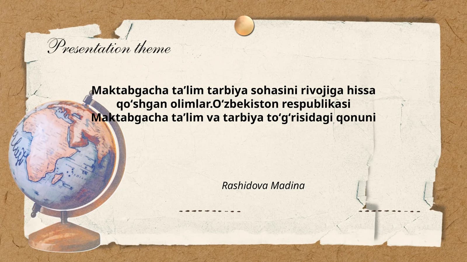 Maktabgacha taʼlimda pedagogik innovatsiyalar