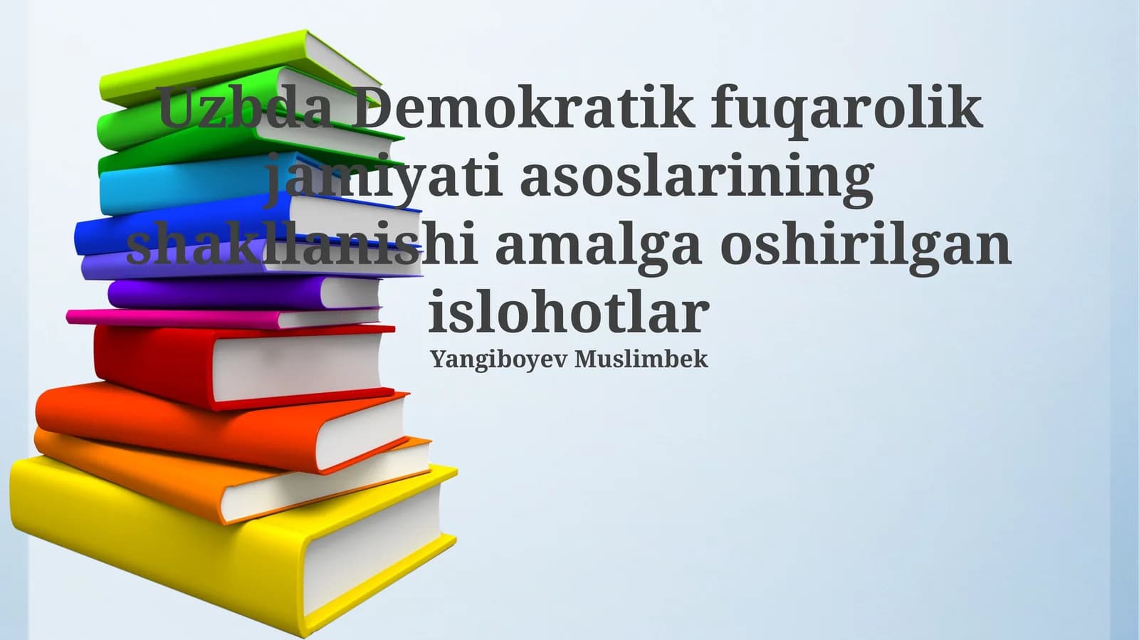 O‘zbekistonda demokratik huquqiy davlat qurish strategiyasi va konstitutsiyaviy islohotlar