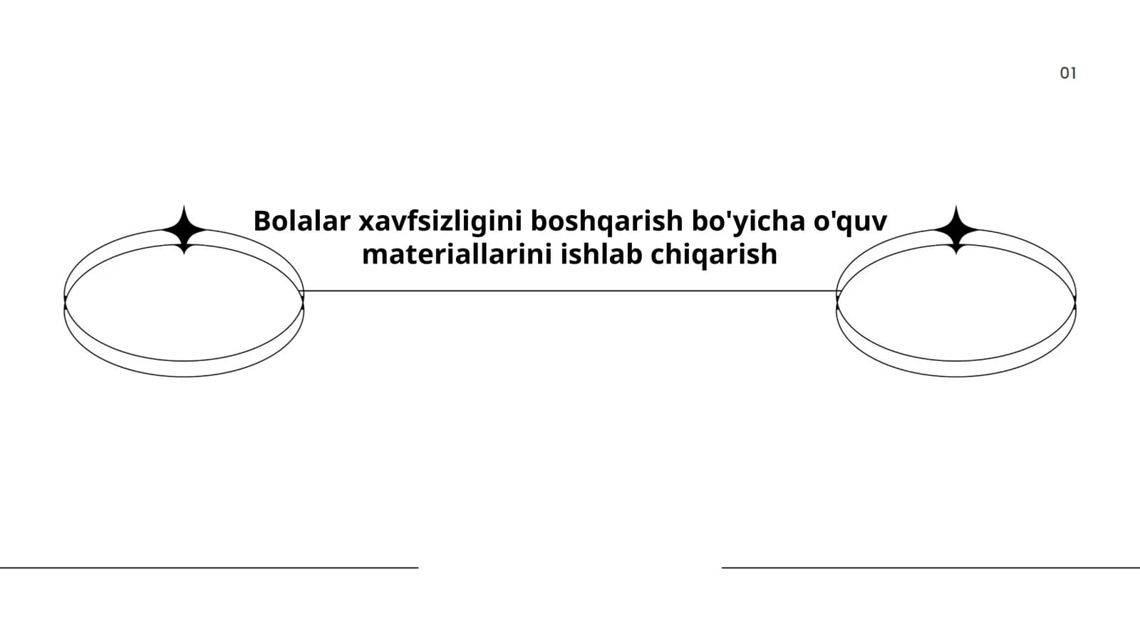 Bolalar xavfsizligini boshqarish bo'yicha o'quv materiallarini ishlab chiqarish