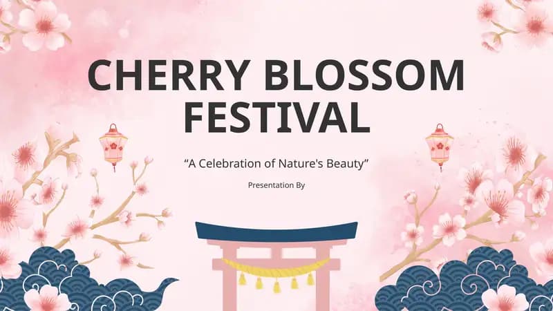 CHERRY BLOSSOM FESTIVAL