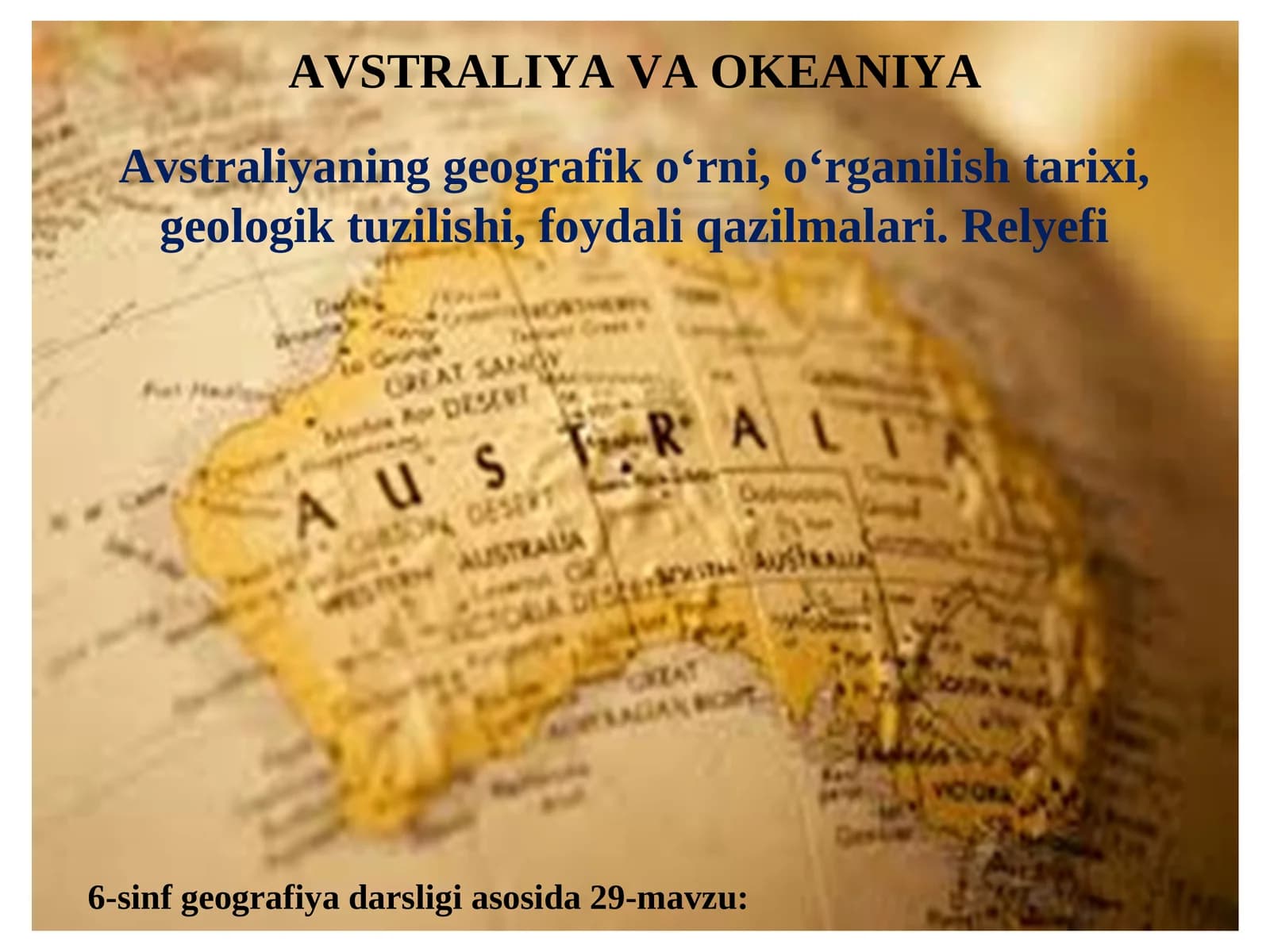 AVSTRALIYA VA OKEANIYA