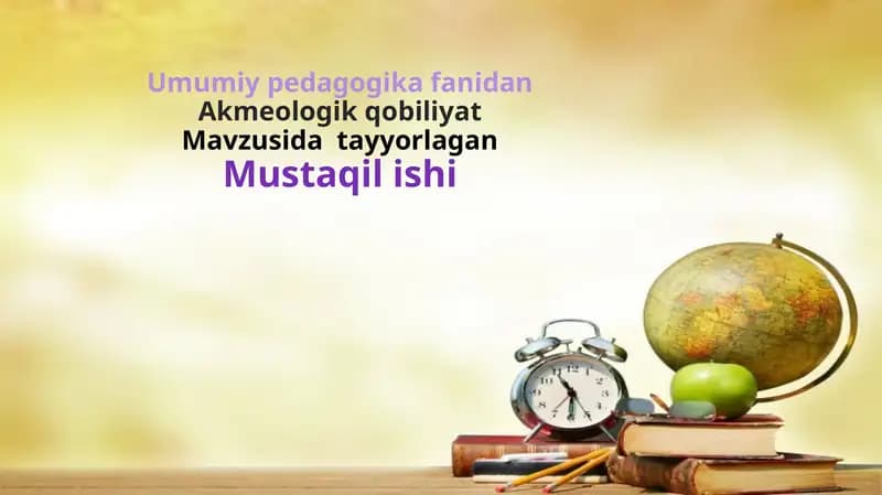 Akmeologik qobiliyat