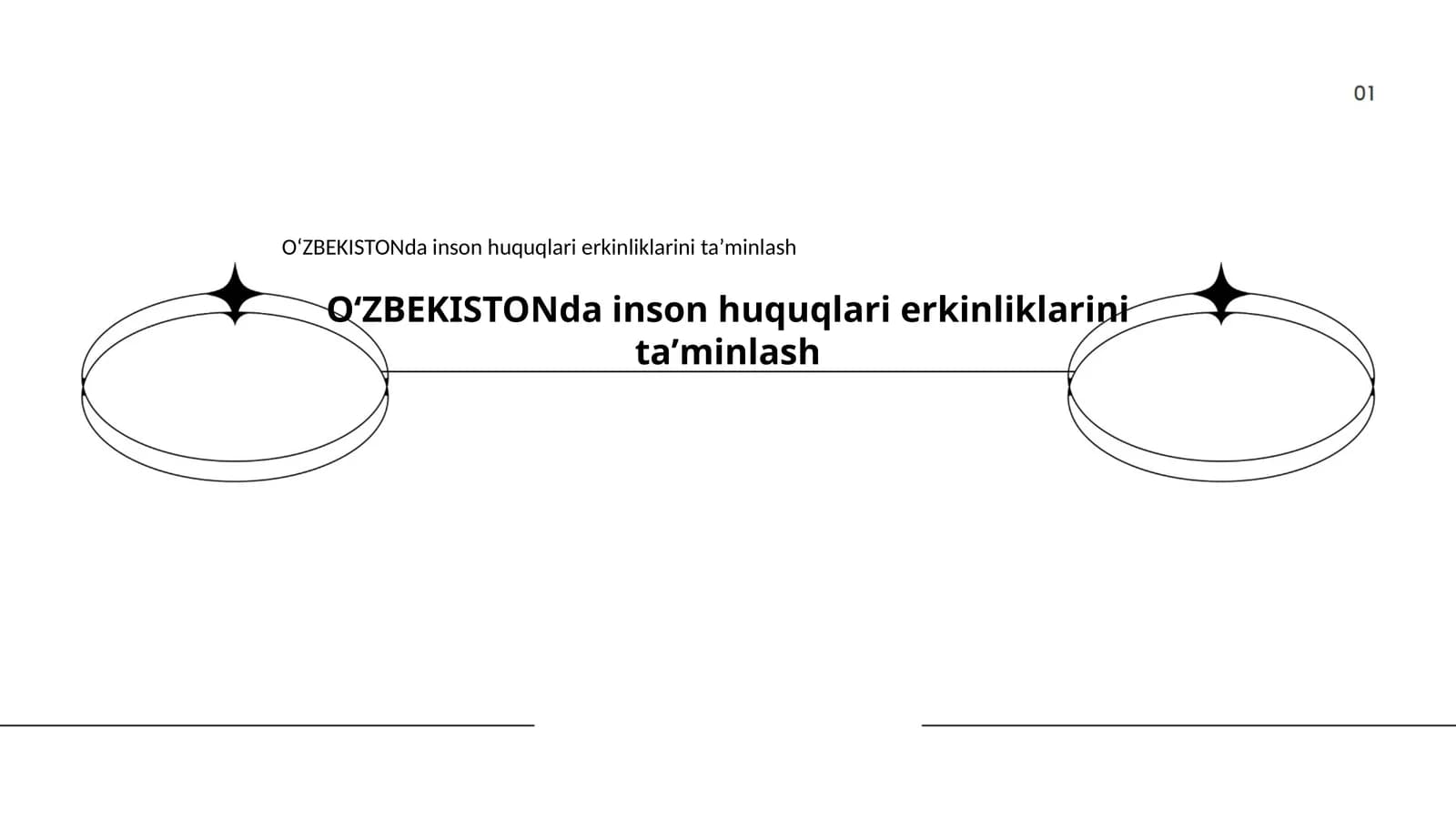 OʻZBEKISTONda inson huquqlari erkinliklarini taʼminlash
