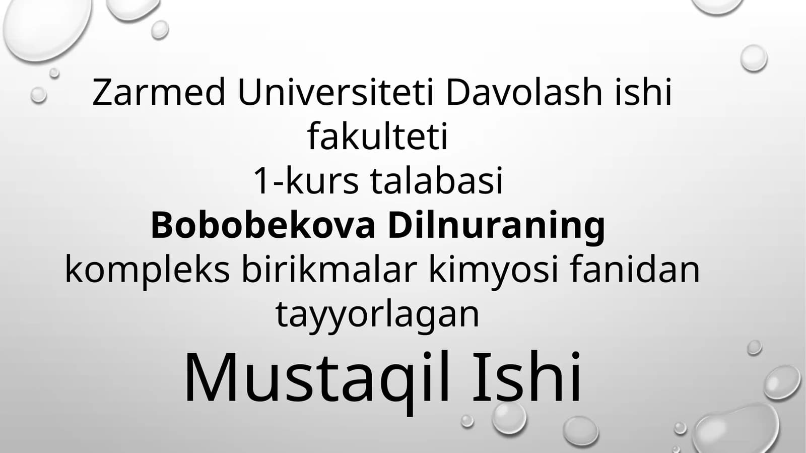 Kompleks Birikmalar Kimyosi