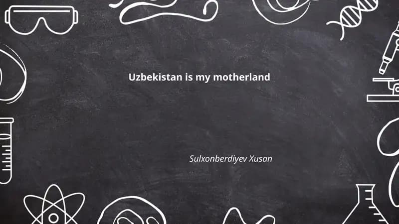 Uzbekiston ona yurtim