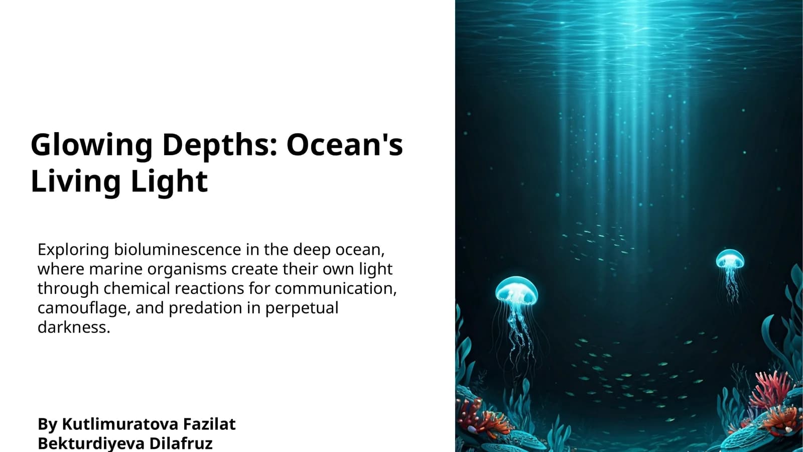 Glowing Depths: Ocean's Living Light