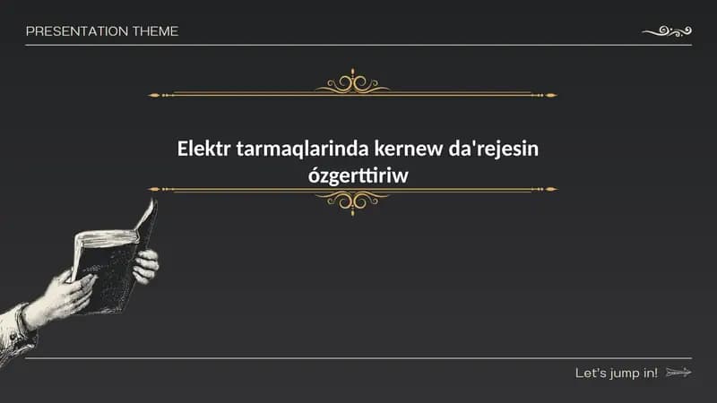 Transformatorlar ha’m kernew da'rejesin o'zgertiriw prinsipleri