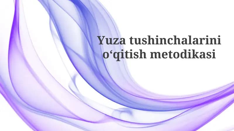Huquqshunoslikni o'qitishmetodikasi