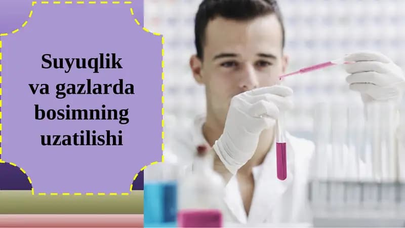 Suyuqlikvagazlardabosimninguzatilishi