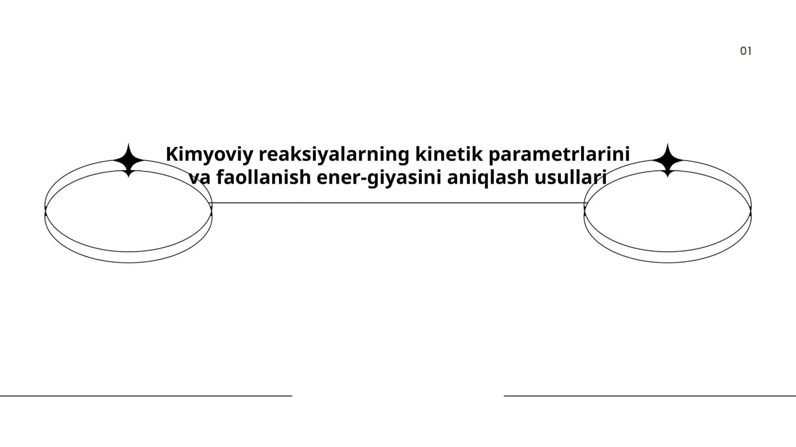 Kimyoviy reaksiyalarning kinetik parametrlarini va faollanish ener-giyasini aniqlash usullari