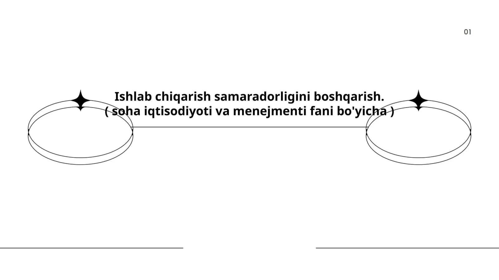 Ishlab chiqarish samaradorligini boshqarish