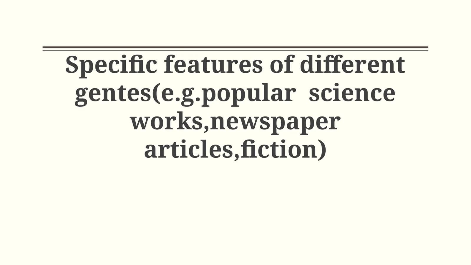 Genre Landscapes: Purpose, Structure, and Audience